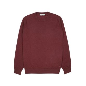 Brooksfield Maglia girocollo 203A.r004 7140Rabarbaro - - Knitwear - Uomo - Rosso - L