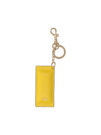 Anya Hindmarch Womens Keychains Yellow Goat Leather