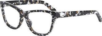 Off-white Ladies Black Cat Eye Eyeglass Frames OERJ07ASTYLE7A 1200