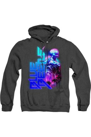 Gildan Blue Beetle (2023) Lightning Adult Heather Hoodie / Hooded Sweatshirt