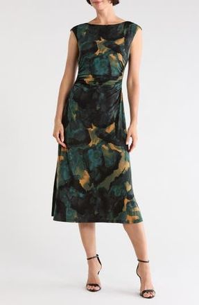 Connected Mesh Midi Dress in Hunter at Nordstrom Rack, Size 16