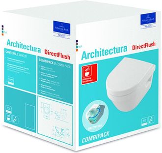 Villeroy & Boch Villeroy&boch - Architectura Combi-pack Wash-down Wc Incl