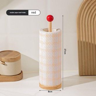 OEM Soporte De Madera Para Pa&ntilde;uelos - Soporte Para Pa&ntilde;uelos De Escritorio - Soporte Para Rollos De Cocina - Soporte Para Rollos