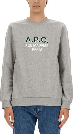 A.P.C. A. P.C.-Sweatshirt With Logo-Uomo