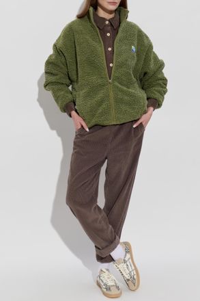American Vintage Oversize Corduroy Shirt, Womens, Brown