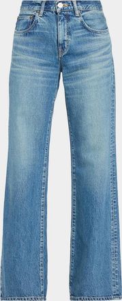Moussy Vintage Missouri Low-Rise Wide-Leg Jeans