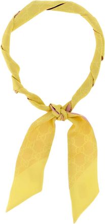 Gucci Printed Silk Reversible Foulard