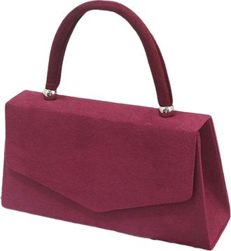 Generic Womens Suede Bag Top Handle Handbag Wedding Denim Purses And Handbags for Women (RD2, One Size)