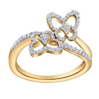 LuvMyJewelry Varenne 0.35 Ct 10K Gold Diamond Ring in 10K White Gold at Nordstrom, Size 7.5