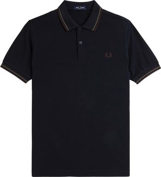 Fred Perry Hombre, Camisetas, Azul, Talla: S