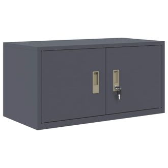 vidaXL Armario De Almacenamiento Antracita 80 X 40 X 40 Cm Acero Vidaxl