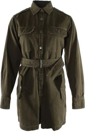 Max Mara Dames, Jumpsuits & Playsuits, Groen, Maat: 2XS Katoen