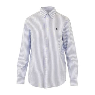 Polo Ralph Lauren Shirts, female, Blue, Size: S Woven Sport Shirt