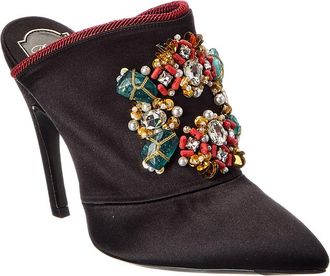 Roger Vivier Barocco Satin Mule