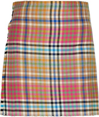 Vivienne Westwood Checked Wool Mini Kilt - Multicoloured 1 - 40 (UK8 / S)