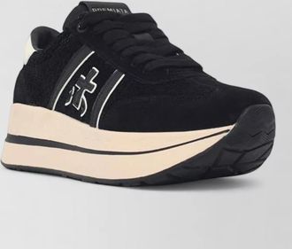 Premiata leather low-top sneakers