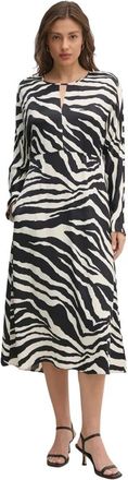 Oui Midi Jurk - Dames - Casual kleedjes - Veelkleurig - S - Kleedjes