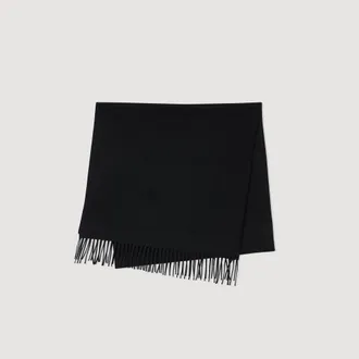 Sandro Wool and cashmere scarf