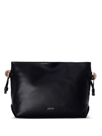 Liu Jo medium logo-detail shoulder bag - Black