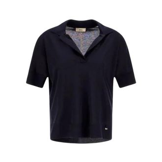 Herno Dames, Tops, Blauw, Maat: L Katoen