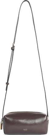 Khaite Brown Leather Mini Crossbody Bag