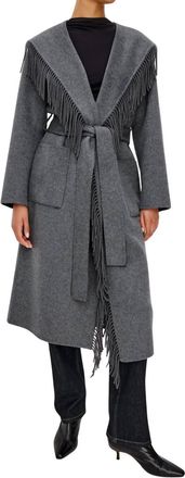 Rails Arlon Hooded Wool Jacket In Heather Charcoal