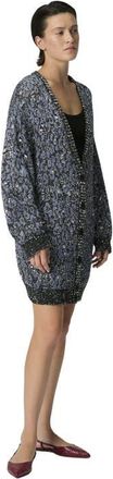 Missoni Oversized Cardigan In An Animal-print Jacquard Knit in Multicoloured at Nordstrom, Size 42 It