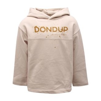 Dondup Dmfe66 Sweatshirt - male - Dondup - Kids Sweatshirts - Beige - 13 Y - Kids