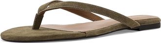 Madewell Ivanna Thong - Suede Womens Dress Sandals Safari Khaki : 10.5 M