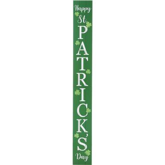Glitzhome 60L Wooden St. Patricks Porch Sign in Green at Nordstrom, Size Large