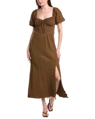 Saltwater Luxe Textured Midi Dress