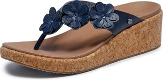 Skechers womens Archfit Beverlee - Rare Blossom, Navy, 8.5