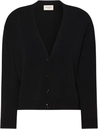 Max Mara Wkdboario V-neck Cardigan - Heren - Vesten - Zwart - XS - Polyester - Truien & Vesten