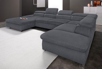 Sit&more Wohnlandschaft »Alcudia U-Form« wahlweise mit Bettfunktion