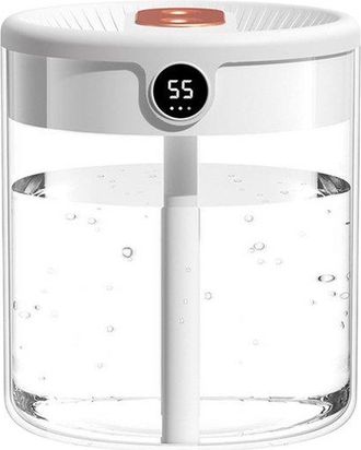 OEM Humidificador De 2 Litros Con Llenado Superior: Detector De Humedad Y Difusor Para Habitaciones Y Oficinas