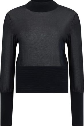 Frame Denim Truien - Dames - Ronde hals truien - Zwart - L - Truien & Vesten