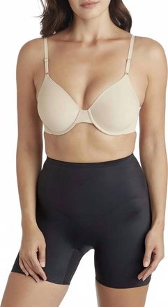 Naomi & Nicole Adjusts-To-You Mid-Thigh Shaping Short In Black