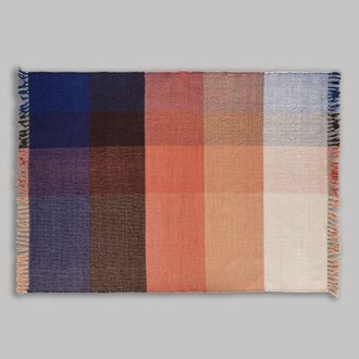 Maisons du monde Alfombra de lana tejida, multicolor, 160x230 cm