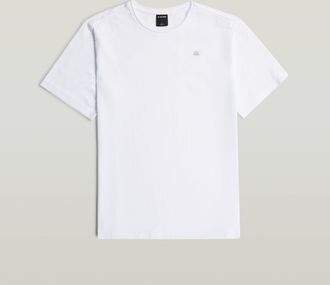 G-Star Essential Raw Neck T-Shirt - Wit - Heren