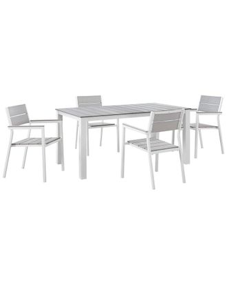 ModWay Outdoor Maine 5Pc Outdoor Patio Dining Set