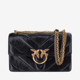 Pinko Pinko leren tas met logo
