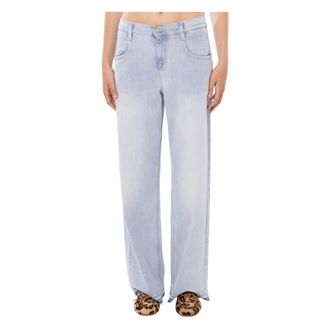 Cycle Jeans, Dames, Blauw, W30, Denim, Aida Low Rise Regular Jeans