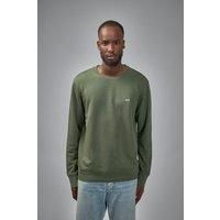 Denham Scissor Crewneck Deep Green - Regular Fit