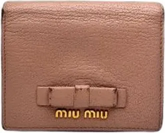 Miu Miu Pre-owned Wallets, female, Pink, Size: ONE SIZE Pre-owned Leather Wallet