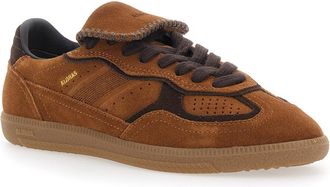 Alohas Mens Sneakers Low-Top Suede Brown Trainers