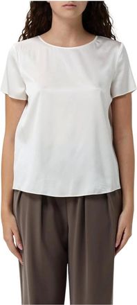 Emporio Armani Dames, Blouses & Shirts, Wit, Maat: XS