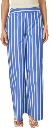 English Factory Stripe Wide Leg Pants in Navy/blue at Nordstrom, Size X-Small