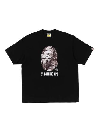 A Bathing Ape T-shirt met grafische print - Zwart
