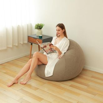 OEM Juego De Coj&iacute;n Inflable Flocado Para Reposabrazos De Sof&aacute; Y Asiento De Ventana, Relleno Para Un Puf, Colch&oacute;n Inflable, Sof&aacute; Inflable Plegable Para Ext