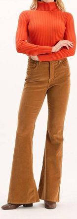 Tyler B&ouml;e Scottie Corduroy Flare Leg Pants In Brown